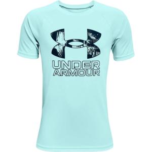 imageUnder Armour Boys Tech Big Logo Short Sleeve TShirtBreeze 441Black