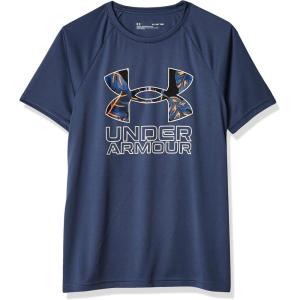 imageUnder Armour Boys Tech Big Logo Short Sleeve TShirtUtility Blue 496White