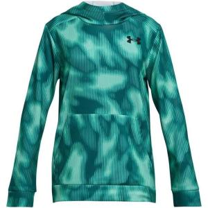 imageUnder Armour boys Armour Fleece Printed Hoodie361 Neo Turquoise   Black
