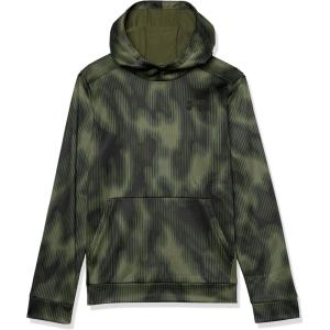 imageUnder Armour boys Armour Fleece Printed Hoodie390 Marine Od Green   Black