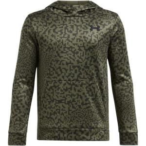 imageUnder Armour boys Armour Fleece Printed Hoodie390 Marine Od Green  Baroque Green  Black