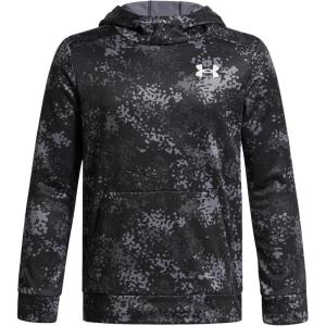 imageUnder Armour boys Armour Fleece Printed HoodieBlackWhite
