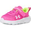 imageUnder Armour Baby Boys Assert 10 Alternate Closure Sneakers652 Rebel PinkHigh Vis YellowWhite