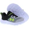 imageUnder Armour Baby Boys Assert 10 Alternate Closure SneakersMod GreyBlackHigh Vis Yellow