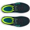 imageUnder Armour Kids Pre School Surge 4 Alternate Closure Running Shoes003 BlackHigh Vis YellowCircuit Teal