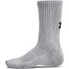 imageUnder Armour Kids Youth Training Cotton Crew Socks 6 Pairs035 Steel  White  Black