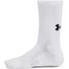 imageUnder Armour Kids Youth Training Cotton Crew Socks 6 Pairs100 White  White  Black