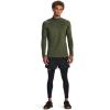 imageUnder Armour Mens ColdGear Armour Fitted Mock390 Marine Od Green   Black