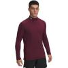 imageUnder Armour Mens ColdGear Armour Fitted Mock609 Maroon   White