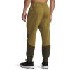 imageUnder Armour Mens Unstoppable Fleece Joggers  Breathable and StretchyExpedition GreenBlack