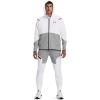 imageUnder Armour Mens Unstoppable Fleece Joggers  Breathable and StretchyMod GreyWhiteWhite