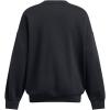imageUnder Armour Women Rival Fleece Oversized Crew 001 Black   White XLarge