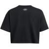 imageUnder Armour Womens Boxy Crop Logo Short Sleeve T Shirt001 Black   White