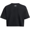 imageUnder Armour Womens Boxy Crop Logo Short Sleeve T Shirt001 Black   White