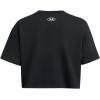 imageUnder Armour Womens Boxy Crop Logo Short Sleeve T Shirt001 Black   White