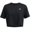 imageUnder Armour Womens Boxy Crop Logo Short Sleeve T Shirt001 Black   White