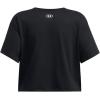 imageUnder Armour Womens Boxy Crop Logo Short Sleeve T Shirt001 Black   White