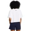imageUnder Armour Womens Boxy Crop Logo Short Sleeve T Shirt100 White   Black