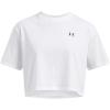 imageUnder Armour Womens Boxy Crop Logo Short Sleeve T Shirt100 White   Black