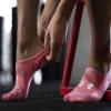 imageUnder Armour Womens Breathe Lite Ultra Low Socks MultipairsWhiteRetro PinkJet Gray 3pairs