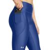 imageUnder Armour Womens HeatGear High Waisted Pocketed NoSlip Leggings432 Tech Blue   White