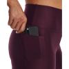 imageUnder Armour Womens HeatGear High Waisted Pocketed NoSlip Leggings600 Dark Maroon   Black