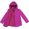 imageUnder Armour girls Quilted Puffer Jacket Front Pockets ampamp Hooded Back Midweight ampamp Water RepellentMystic Magenta