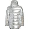 imageUnder Armour girls Quilted Puffer Jacket Front Pockets ampamp Hooded Back Midweight ampamp Water RepellentSilver Metallic Fa21
