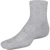 imageUnder Armour unisexadult Training Cotton Quarter Socks MultipairsTrue Gray Heather Assorted 2 3pairs