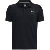 imageUnder Armour Boys Matchplay Golf Polo001 Black   Pitch Gray
