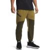 imageUnder Armour Mens Unstoppable Fleece Joggers  Breathable and StretchyExpedition GreenBlack