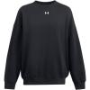 imageUnder Armour Women Rival Fleece Oversized Crew 001 Black   White XLarge