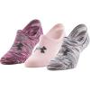 imageUnder Armour Womens Breathe Lite Ultra Low Socks MultipairsWhiteRetro PinkJet Gray 3pairs