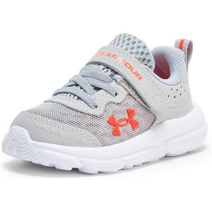 imageUnder Armour Baby Boys Assert 10 Alternate Closure Sneakers011 Mod GrayRedAres Red