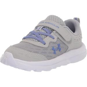 imageUnder Armour Baby Boys Assert 10 Alternate Closure SneakersMod GrayNebula PurpleBaja Blue
