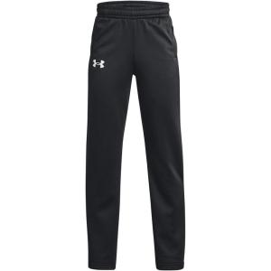 imageUnder Armour Boys Armourfleece Straight Leg PantBlackWhite