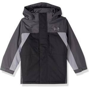 imageUnder Armour Boys Print Westward 3in1 JacketBlack Gray Block