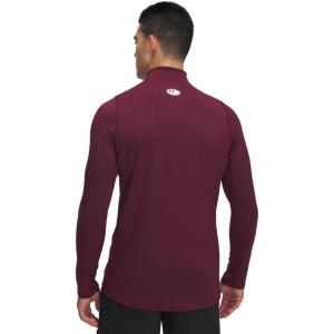imageUnder Armour Mens ColdGear Armour Fitted Mock609 Maroon   White