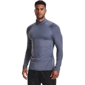 imageUnder Armour Mens ColdGear Armour Fitted Mock767 Aurora Purple   Black