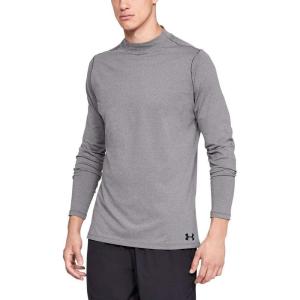imageUnder Armour Mens ColdGear Armour Fitted MockCharcoal Light Heather 019Black