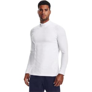 imageUnder Armour Mens ColdGear Armour Fitted MockWhite 100Black