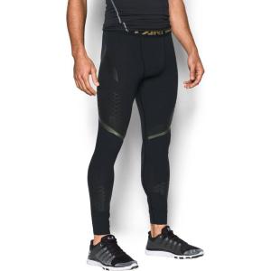 imageUnder Armour Mens HeatGear 34 LeggingsBlack Black Iridescent Foil