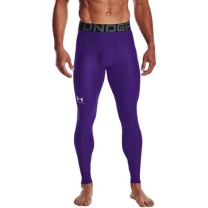 imageUnder Armour Mens HeatGear Armour LeggingsPurplewhite
