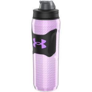 imageUnder Armour UA 28oz Playmaker Squeeze Insulated 2 Black Steel Camo OSFALight Purple