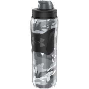 imageUnder Armour UA 28oz Playmaker Squeeze Insulated 2 Black Steel Camo OSFASteel Camo