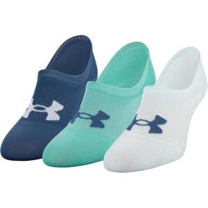 imageUnder Armour Womens Breathe Lite Ultra Low Socks MultipairsFuse Teal Assorted 3pairs