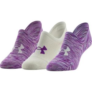 imageUnder Armour Womens Breathe Lite Ultra Low Socks MultipairsNeo Turquoise Assorted 3pairs