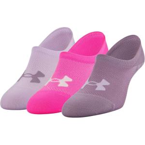imageUnder Armour Womens Breathe Lite Ultra Low Socks MultipairsPurple Pink Assorted 3pairs