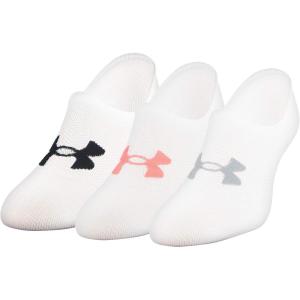 imageUnder Armour Womens Breathe Lite Ultra Low Socks MultipairsWhite Assorted 3pairs