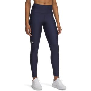 imageUnder Armour Womens HeatGear High Waisted Pocketed NoSlip Leggings403 Washed Navy   White